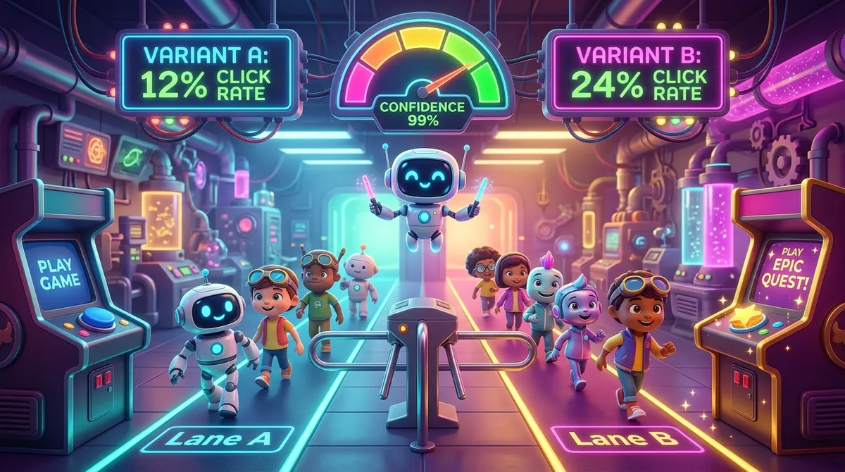The A/B Testing Arcade Simulator